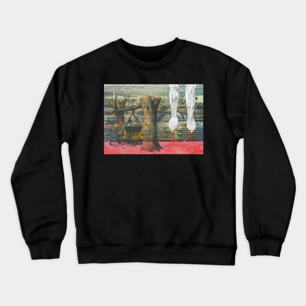 Survival Skills: Pouring Crewneck Sweatshirt by ellenmueller